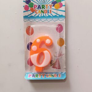 Number candle 6